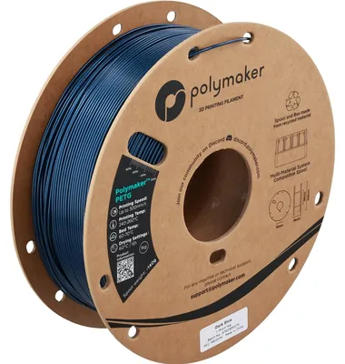Produktbild von Polymaker PETG Filament, 1,75mm, 1kg - Farbton: Dark Blue
