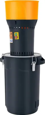 Image de Moulin à céréales électrique - Moulin à fourrage et moulin à grains - 5 tamis - Seau de 25 l - Pour blé, orge, maïs, avoine - Noir