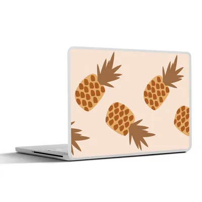 Produktbild von MuchoWow® Laptop Aufkleber Sticker Cover Sommer - Ananas - Pastell 40x30 cm - Laptop Dekoration - Selbstklebend