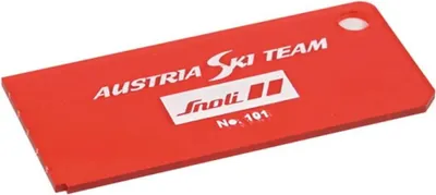 Obrázok produktu pre Škrabka na vosk Snoli s plexisklovou čepeľou červená 150 x 60 x 4 mm červená 150 x 60 x 4 mm