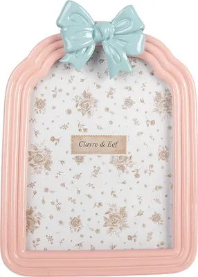Produktbild von Clayre & Eef Bilderrahmen 13x18 cm Rosa Kunststoff