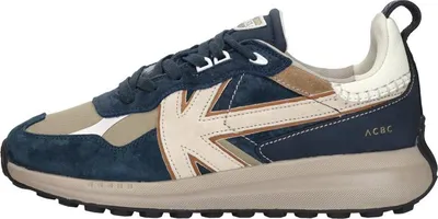 Produktbild von Kaotiko Vancoouver Artisan Sneakers Laag - blauw - Maat 43