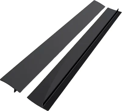 Produktbild von 1/2 Stück Silikon-Herdspaltabdeckung, Küchenherd, Theke, Ofenspaltfüller, Überlaufschutz, wasserdicht, hitzebeständig, lang, breit, T-förmiger Dichtungsstreifen