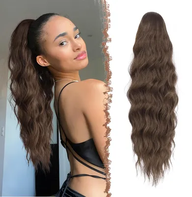 Produktbild von Lockiger Pferdeschwanz-Haaraccessoire mit Haarkamm