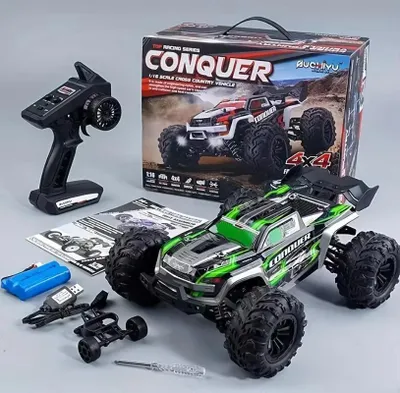 Produktbild von WLtoys 16101 1:16 4WD Offroad RC Buggy 50 km/h LED-Modell Gruen