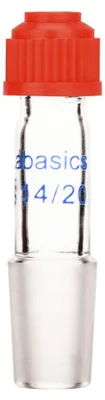 Adapter für Glasthermometer, 14/20, 80 mm, Borosilikatglas