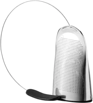 Produktbild von Teesieb aus Edelstahl und Silikon, 7,5 cm