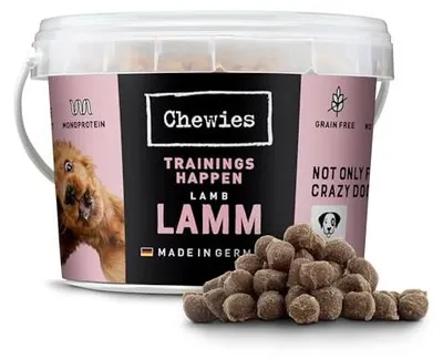 Image de Chewies Trainings-Happen agneau friandise pour chiens, 300 g