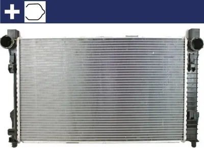 Productafbeelding van MAHLE CR 1476 000S radiator, waterkoeler, motorradiator, geschikt voor MERCEDES-BENZ C-klasse sedan (W203) en C-klasse stationwagen (S203)