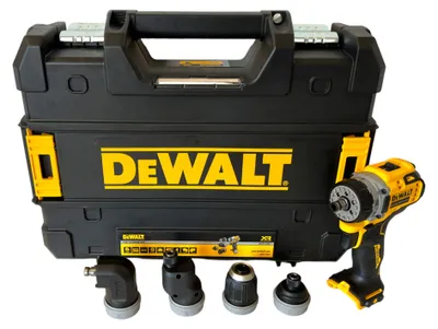 Immagine prodotto di DEWALT Akku-Bohrschrauber, 4 Köpfe, 12 Volt