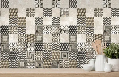 Produktbild von VILO Motivo Wandpaneele - Wasserfest & UV-Beständig - Klick-Montage - 2,65m² (4 Paneele) - 265x25cm - Orient