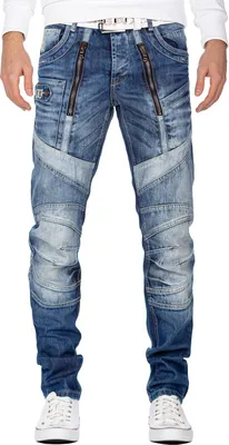 Produktbild von Cipo & Baxx Herren Jeans CD576 Blau W42/L34