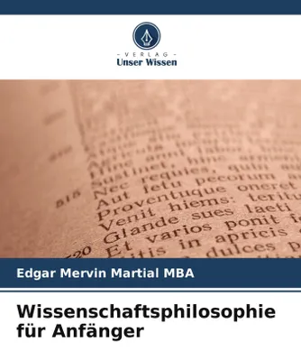 Produktbild von Wissenschaftsphilosophie für Anfänger