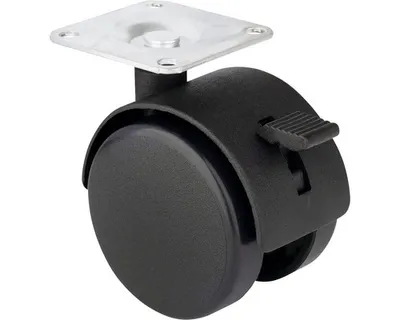Obrázek produktu pro Nábytkové kolečko s brzdou, dvojité, ⌀ 50 mm