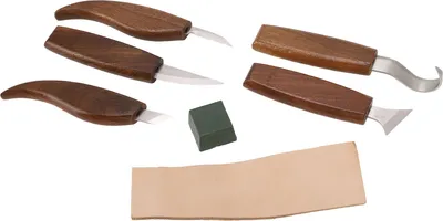 Obrázek produktu pro Řezbářský nůž z ořechového dřeva Neklouzavý pohodlný řezbářský nástroj pro práci se dřevem