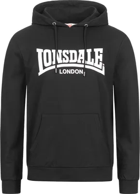 Zdjęcie produktu dla Dres męski z kapturem slim fit CLOUDY Black/White L Lonsdale