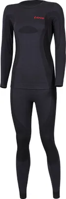 Produktbild von Lenz Merino Damen Funktionswäsche Set, schwarz, M/L