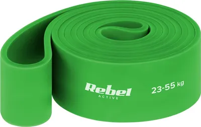 Zdjęcie produktu dla Guma oporowa Rebel RBA-3001 TPE - Power Band PT-5, 23-55 kg, zielona