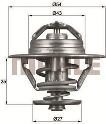 Produktbild von Behr Thermostat, Kühlmittel  Tx 93 83D