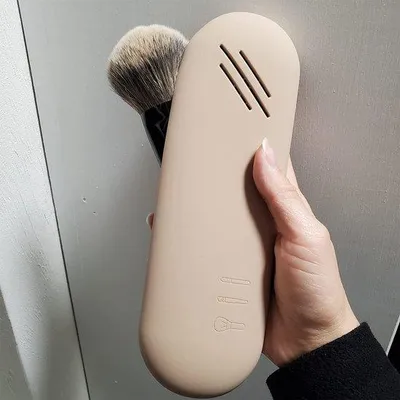 Produktbild von Silikon Reiseporträtselfächer für Kosmetikstifte, Reisekosmetik Organizer