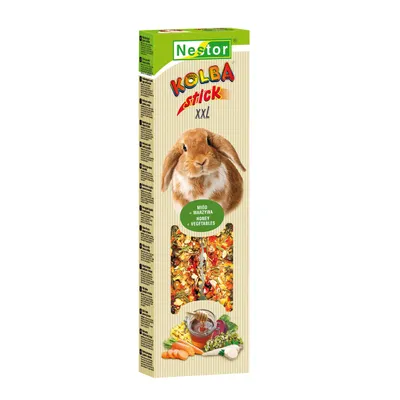 Zdjęcie produktu dla Nestor Kolba XXL Gryzoń duży - miód i warzywa 2szt