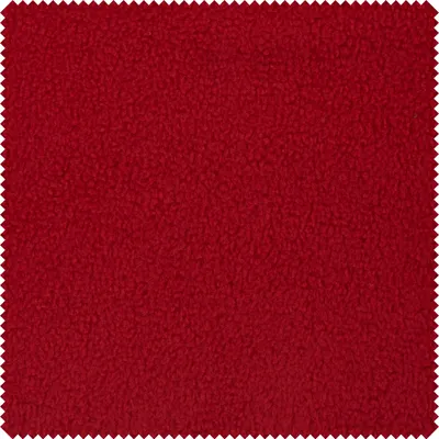 Produktbild von Fleece-Stoff "Antipeeling", Uni, 145 cm breit, Meterware Rot