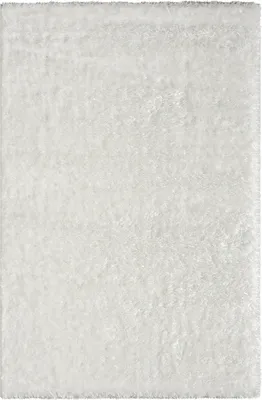 Produktbild von Hochflor Teppich Wohnzimmer Shaggy Super Weich Soft Pastellfarben Einfarbig, Farbe:Weiß, Maße:140x200 cm