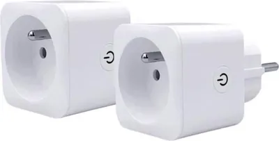 Image de Prise Connectée Wi-Fi + BT, KONYKS Priska FR Dual Pack, 16 A, Avec Compteur de Consommation, Lot de 2