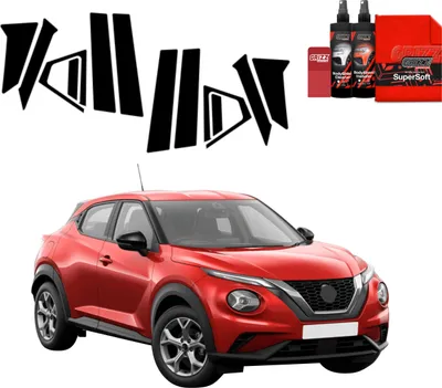 Image de Film protecteur noir Grizz Protector 10 en 1 pour montant B - Nissan Juke Facelift (2024-2025)