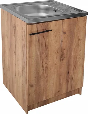 Produktbild von Stamar | Unterbausinkschrank, mit Spüle Deante, Goldene Eiche, 60x50 cm, Slim