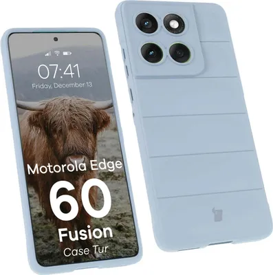 Produktbild von Robuste Handyhülle für Motorola Edge 60 / 60 Fusion, Bizon Case Tur, Hellblau