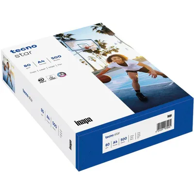 Obrázok produktu pre inapa tecno 0139 080 10 001 Inapa Tecno Papier Star A4,80g