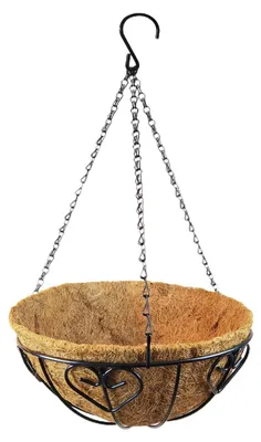 Produktbild von Hängende Pflanzenkörbe mit Tropfschale und Kette