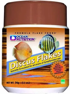 Immagine prodotto di Ocean Nutrition Discus Flakes 34g (cibo per pesci discus) Ocean Nutrition