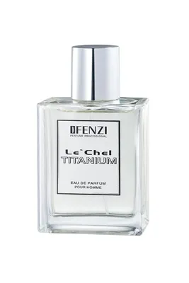 Produktbild von JFenzi Le’Chel CLASIQUE TITANIUM Men Eau de Parfum Herren 100 ml – Holzig Blumiger Duft mit Lavendel, Rosmarin & Zedernholz