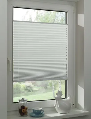 Produktbild von Gardinia Plissee Concept Thermo Abdunklung 45 cm x 130 cm weiß