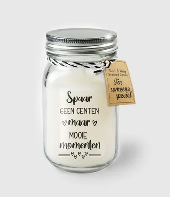 Image de Bougie parfumée Paperdreams dans un verre – ne faites aucune économie