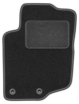 Produktbild von Fahrermatte Velours für Peugeot 207CC 2006-2012 (Coupé/Cabrio) – 1-tlg, Graphit, passgenau – Wielganizator LUX