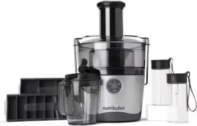 Produktbild von NUTRIBULLET NBJ200G Entsafter, 1000 Watt, 3 Geschwindigkeitsstufen, Fruchtfleischbehälter