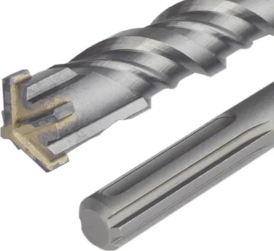 Produktbild von SDS MAX Hammerbohrer Ø26mm x 460mm Betonbohrer   Steinbohrer Bohrer Quadro-X für Mauerwerk Kreuzschneide Schlagbohrer BOHRFUX