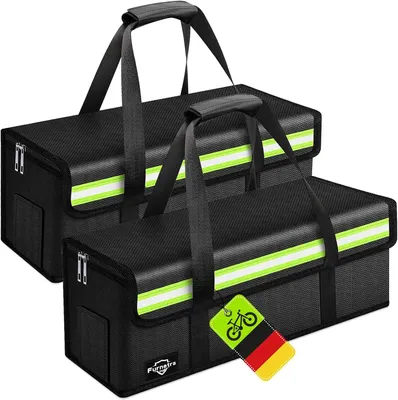 Productafbeelding van Brandwerende accutassen e-bike - 2 stuks - 49 x 15 x 15 cm