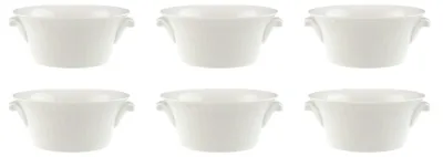 Produktbild von Villeroy & Boch Cellini 6er Set Suppentasse 400 ml weiß Porzellan
