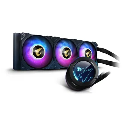 Produktbild von Gigabyte AORUS WATERFORCE X 360, All-in-One-Flssigkeitskhler, 12 cm, 60,07 cfm, Schwarz