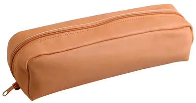 Produktbild von Clairefontaine 6x Schlampermäppchen aus Leder Naturton 22x5x3cm Natur 8300C
