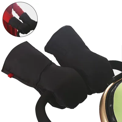 Produktbild von Warmer Handmuff für Kinderwagen, wasserdicht und extra dick für kalte Wintertage