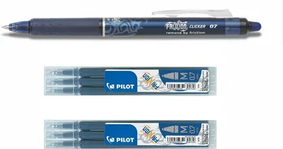Produktbild von Frixion Clicker 0.7 schwarzblau + 6 Ersatzminen schwarzblau