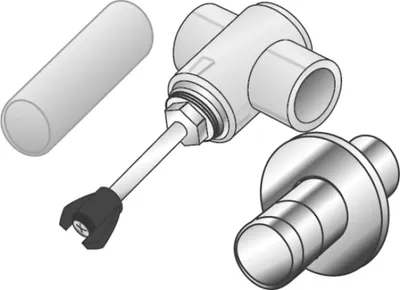 Productafbeelding van KE Kelit KE50 KELEN, PP-RCT, afsluitventiel met bovenstuk, 20x1/2", 1 stuk.