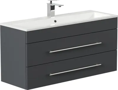 Produktbild von Badmöbel Waschplatz "Portus 1000 SlimLine" 100 cm Grafit