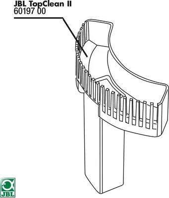 Produktbild von JBL Ersatzteil Kamm TopClean II