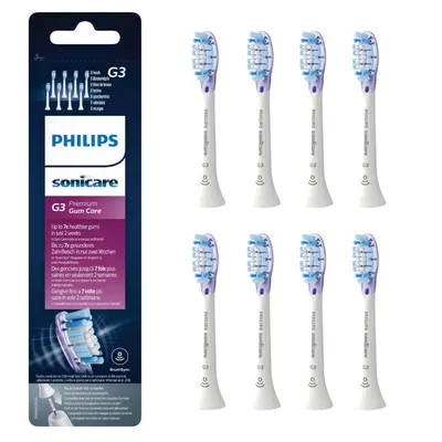 Produktbild von Philips Sonicare G3 HX9058/65 Original Bürstenköpfe 8er Pack Weiß